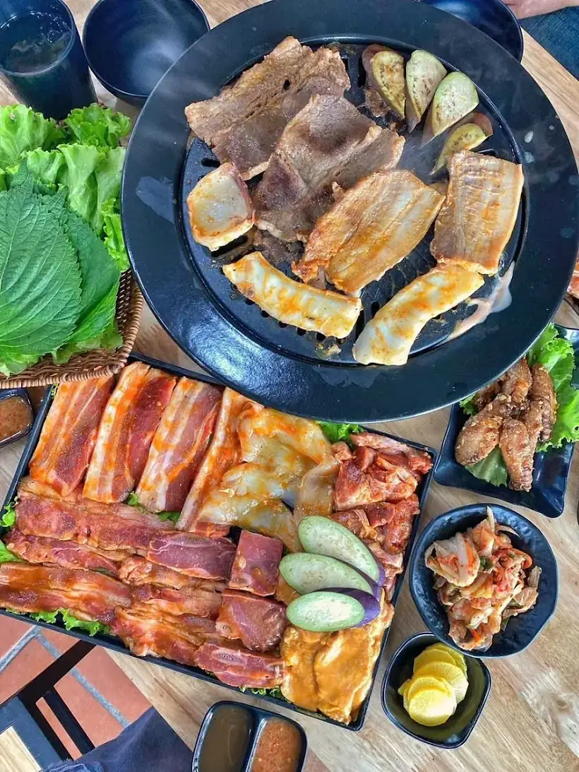 Mâm thịt nướng thập cẩm nhiều loại